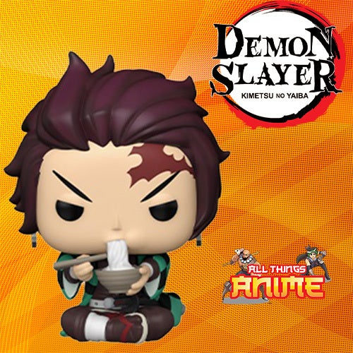 Funko Pop! Animation: Demon Slayer 4 Pack (Kanao Tsuyuri/ Mitsuri Kanroji/  Rui/ Tanjiro with Noodles) 